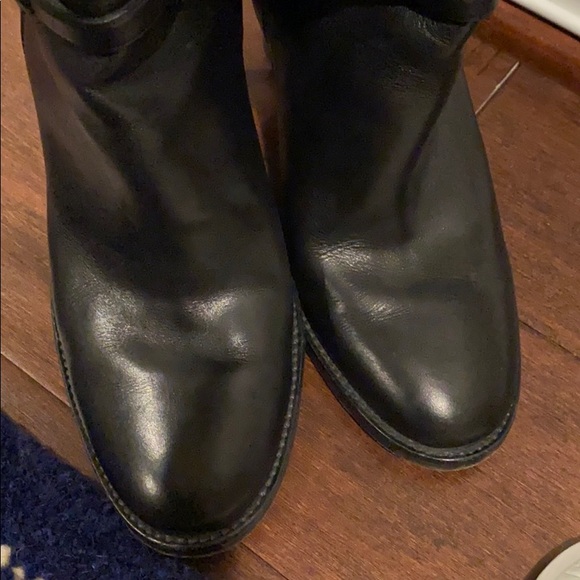 Ralph Lauren Collection Tall Black Boots Size 7 - Picture 9 of 9